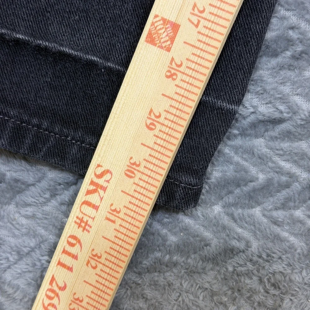 Vtg Levis 550 Black Jeans Tag 36x32/Fits 33x30 Relaxed Fit Straight Leg USA